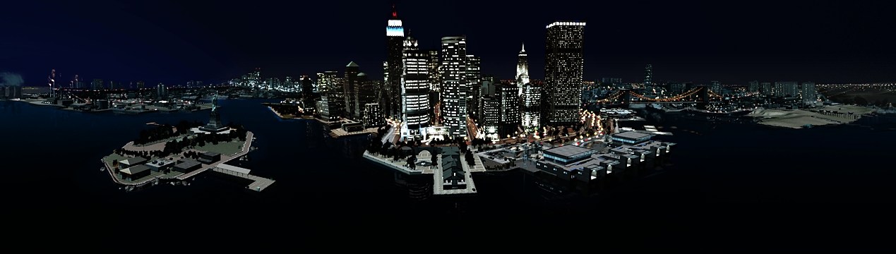 Liberty City - Night Skyline