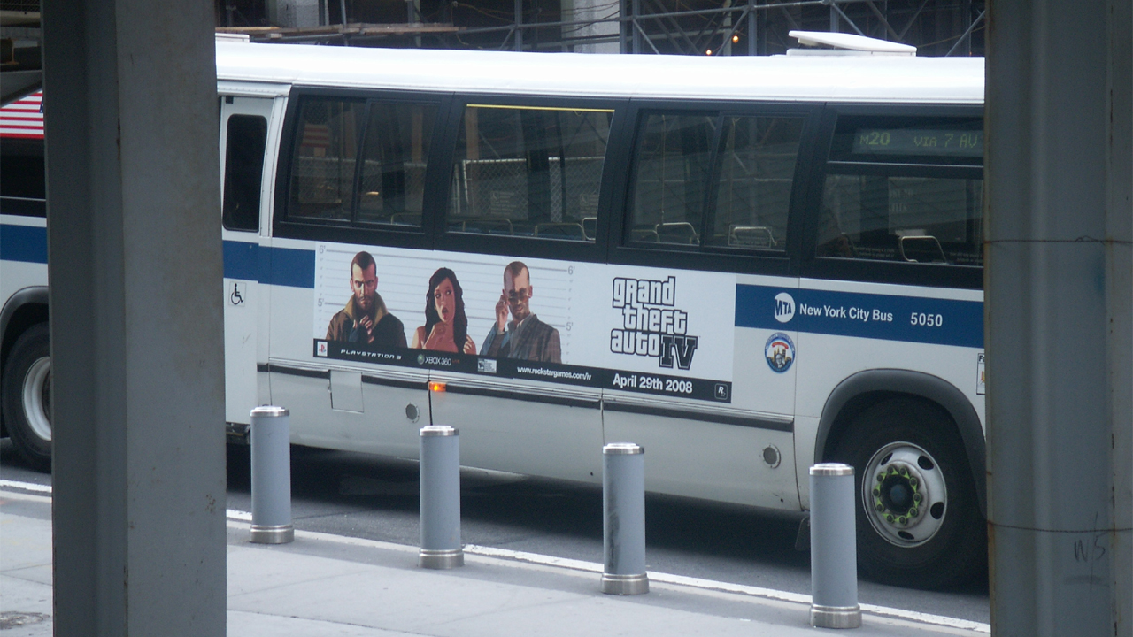 GTA IV ad in New York