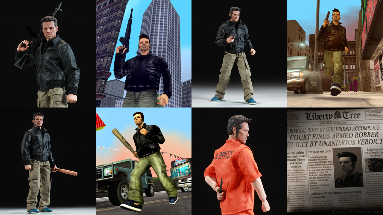 Grand Theft Auto 3 10 Year Anniversary Claude Figur Gta3 Playstation 3