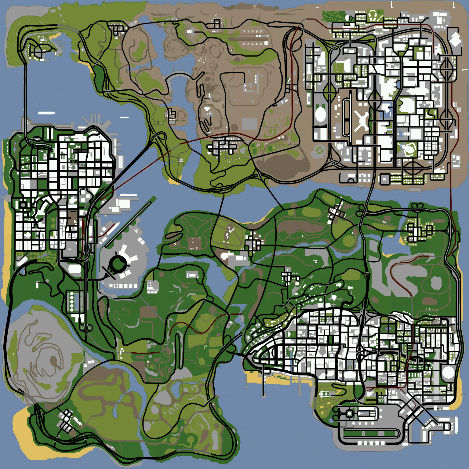 GTA San Andreas iMap