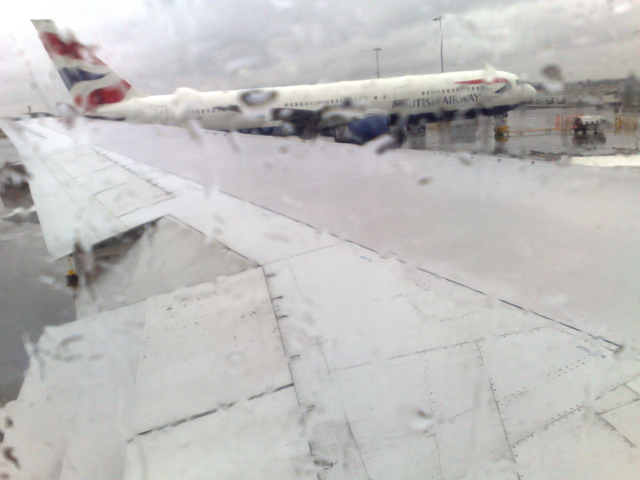 Heathrow Airport... Rain