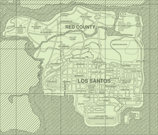 Los Santos Map