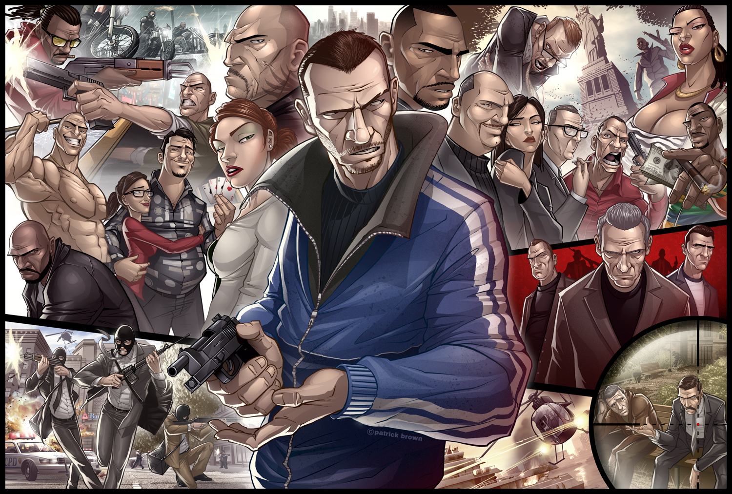 Patrick Brown GTA IV Fan Art