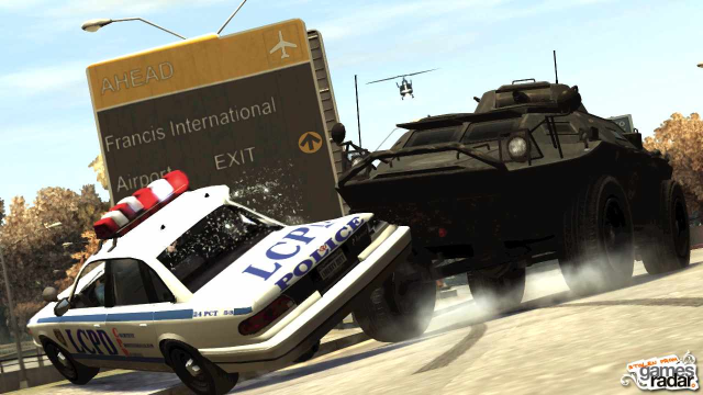 Tank VS Police Car - iGrandTheftAuto