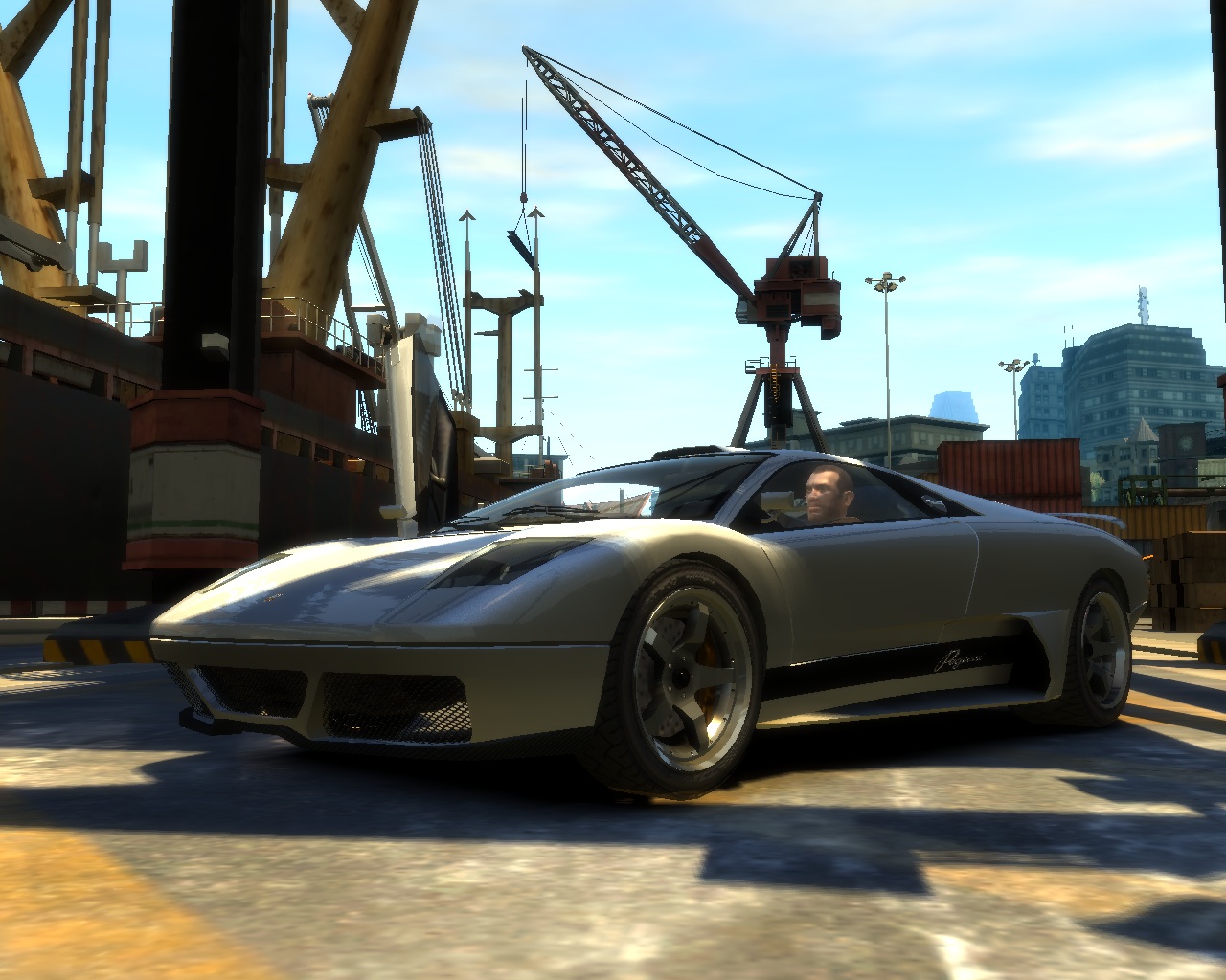 Infernus at the Docks.