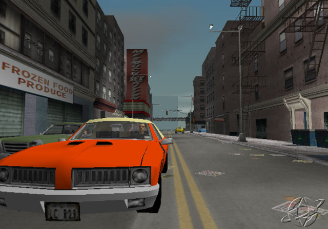 Orange car, Red Light District