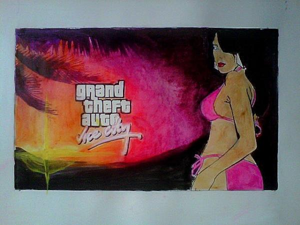 Vice City Artwork by Yung_Pharoh