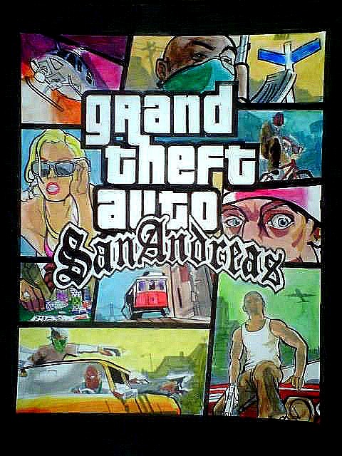 San Andreas Box Art by Yung_Pharoh