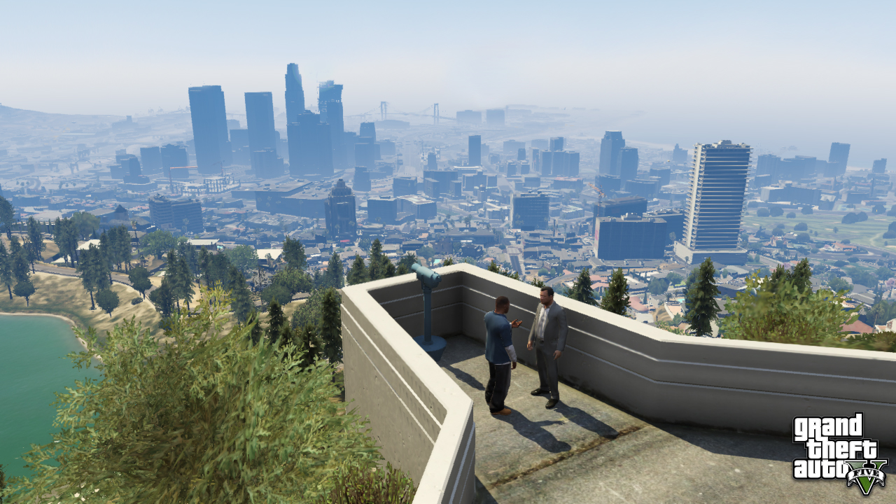 View of the city from the observatory
