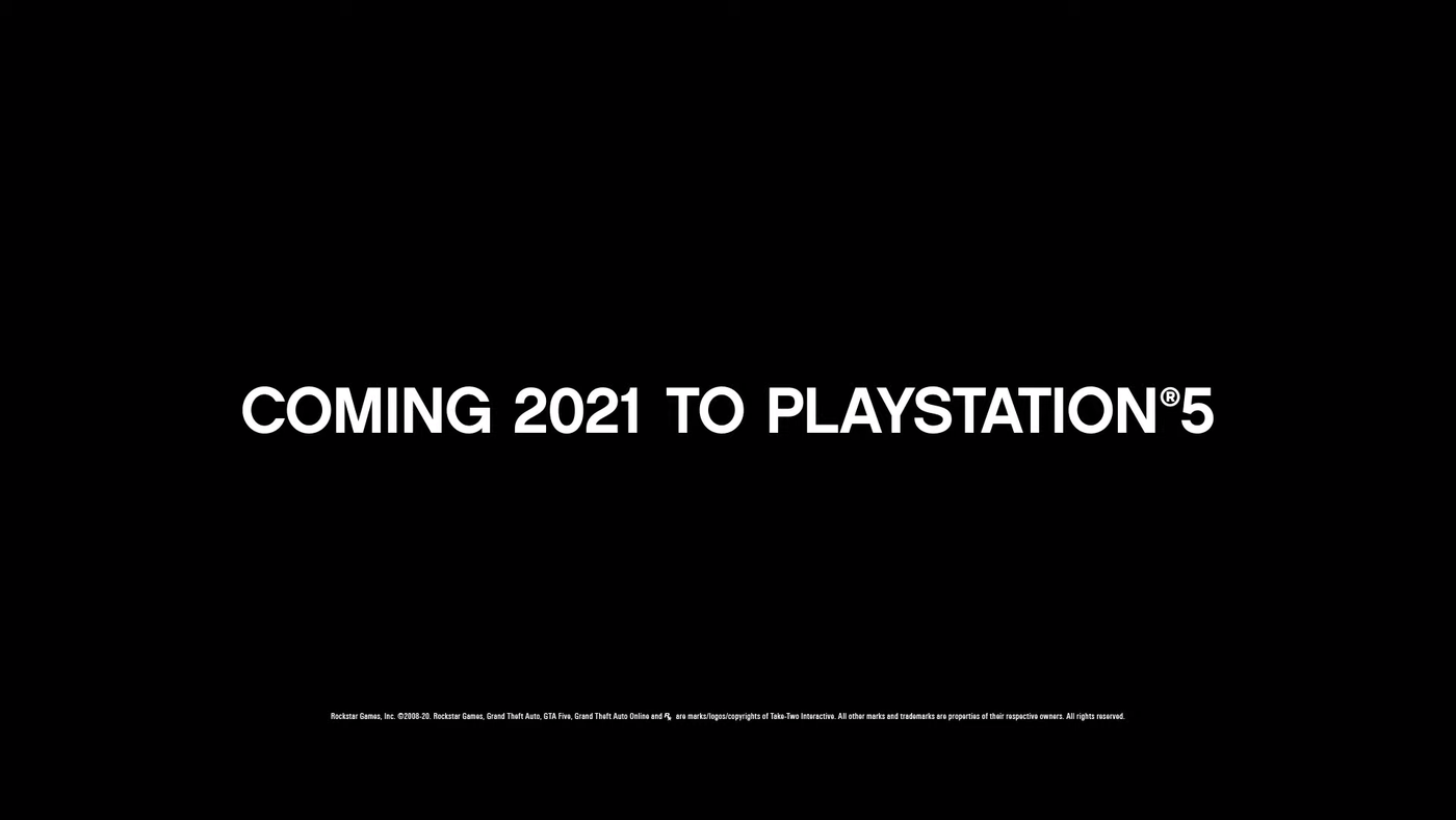 GTA V Coming to PlayStation 5