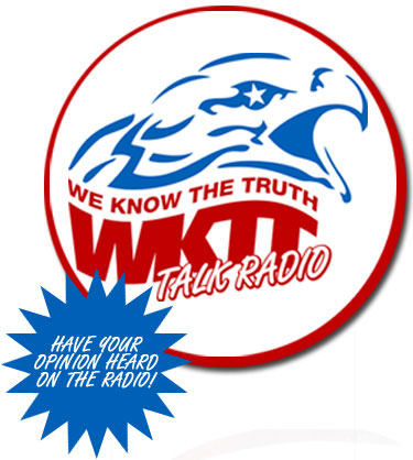We Know The Truth talk radio logo.