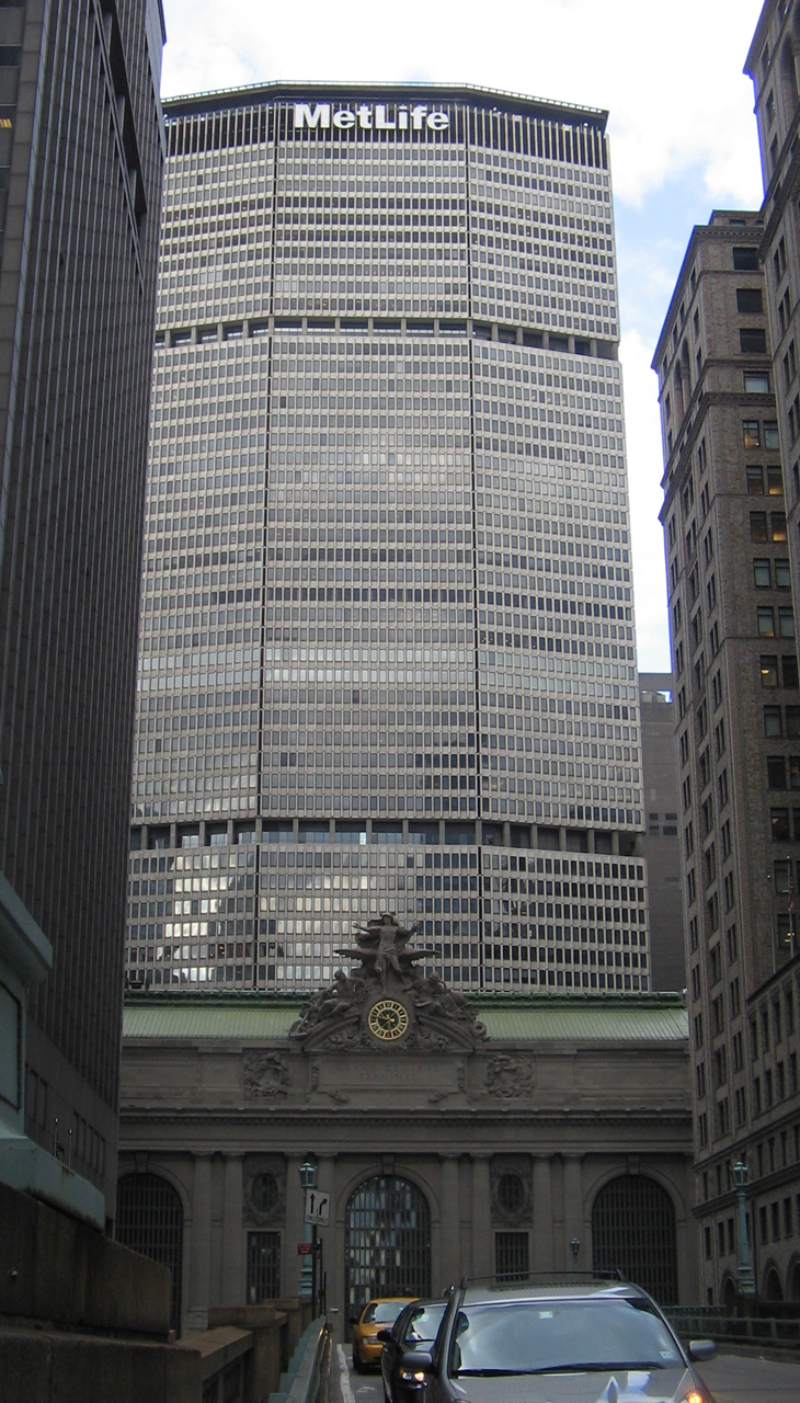 The MetLife Building and Grand Central Terminal